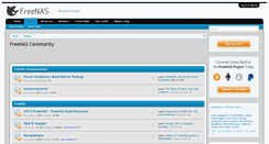 Desktop Screenshot of forums.freenas.org