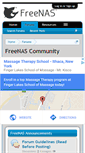 Mobile Screenshot of forums.freenas.org